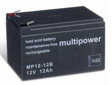 multipower Batterie 12V/12 Ah(C20) Multipower MP12-12B