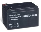 multipower Batterie 12V/12 Ah(C20) Multipower MP12-12C   zyklenfest