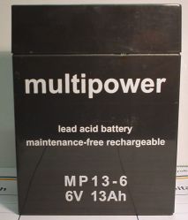 multipower-Batterie 6V/13Ah(C20) Multipower MP13-6