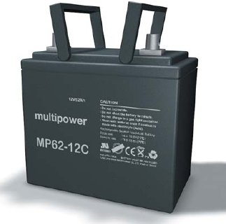multipower Batterie 12V/62 Ah(C20) Multipower MP62-12C