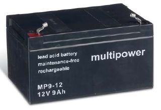 multipower Batterie 12V/9 Ah(C20) Multipower MP9-12