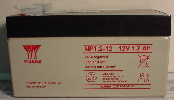 YUASA verschlossene Batterie 12V/1,2 Ah YUASA NP1,2-12