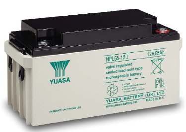 YUASA Longlife 12V/65 Ah(C20)    YUASA NPL65-12I