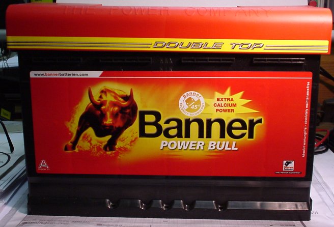 Starterbatterie 12V/74 Ah(C20) Banner Power Bull  P7412  P7212