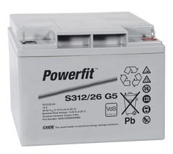 EXIDE powerfit Batterie 12V/26Ah (C20) NAS3120026VW0BC