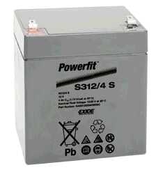 EXIDE powerfit Batterie 12V/4Ah(C20) NAS3120004VW0SC