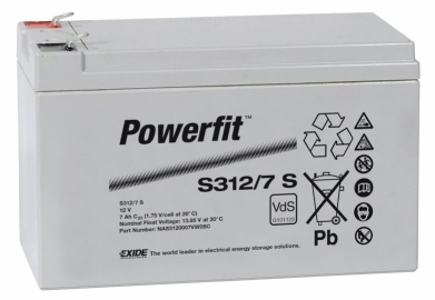 EXIDE powerfit Batterie 12V/7Ah(C20)  8527600755