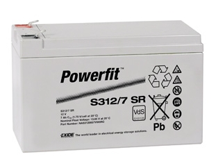 EXIDE powerfit Batterie 12V/7Ah(C20)