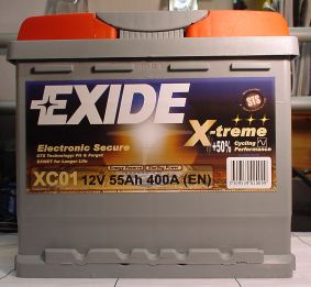 EXIDE X-TREME-Starterbatterie 12V/55Ah(C20)