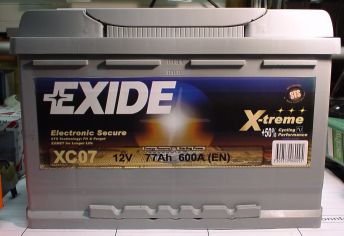EXIDE X-TREME-Starterbatterie 12V/77Ah(C20)
