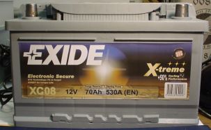 EXIDE X-TREME-Starterbatterie 12V/70Ah(C20)